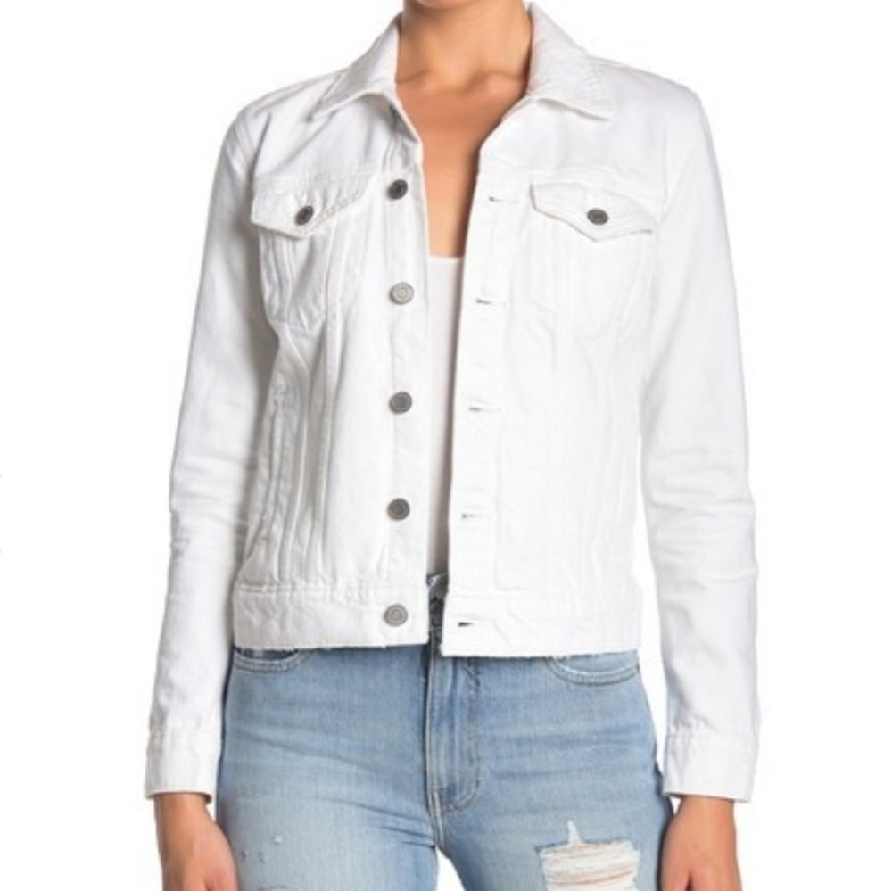 Lucky Brand White Jean Jacket